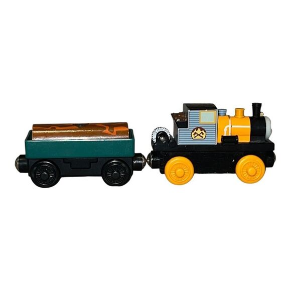 Thomas & Friends Wooden Railway Dash & Jumping Jobi Wood Car Set 2010 - Picture 3 of 7